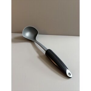 Oster Soup Gravy Ladle Nylon Plastic Grey Gray Black